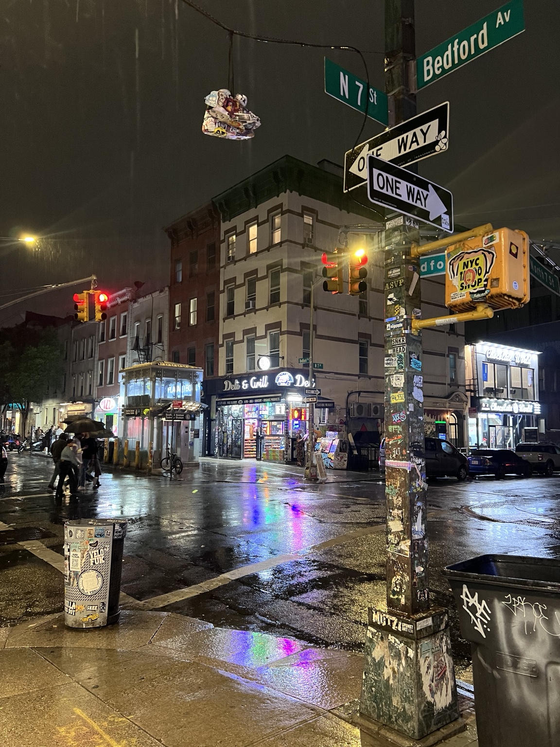 New York City subway scene